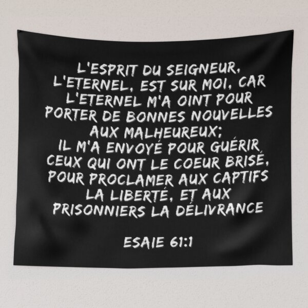 Item preview, Esaie 61:1 designed and sold by CherishedCloset.