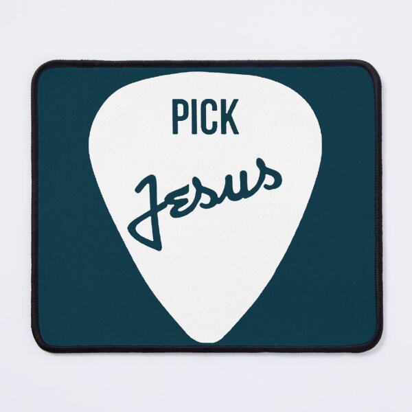 Item preview, Pick Jesus Romans Quote Inside Guitar Pick Graphic Men_s Black skeleton    designed and sold by SeeandTeesE.