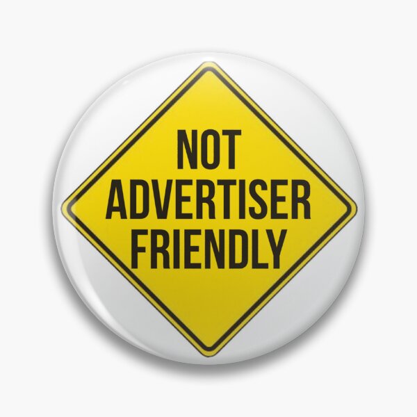 Item preview, NOT ADVERTISER FRIENDLY Caution sign designed and sold by awsomehog1.