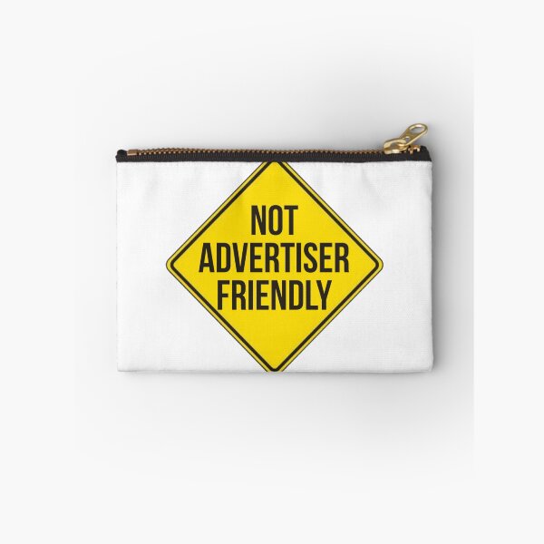 Item preview, NOT ADVERTISER FRIENDLY Caution sign designed and sold by awsomehog1.