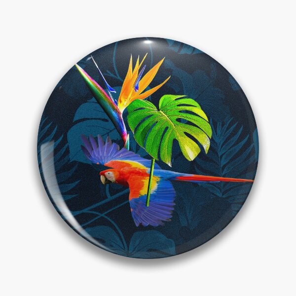 Item preview, Scarlet Macaw fly in the jungle designed and sold by Pannpradit.