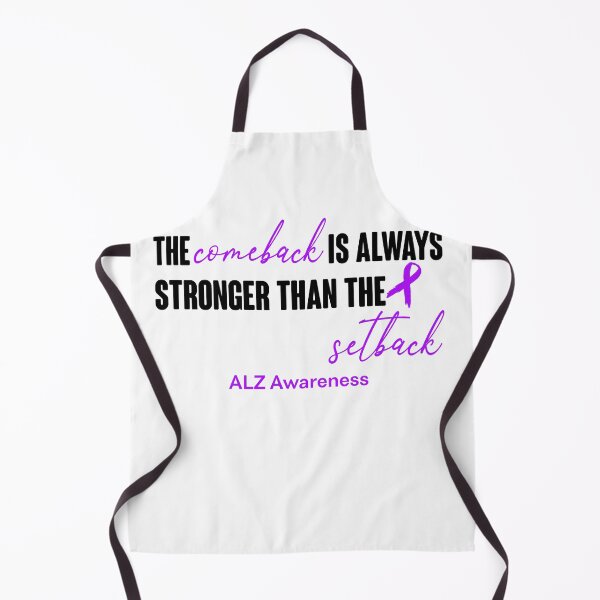 Item preview, ALZ Awareness - The Comeback is Always Stronger Than The Setback designed and sold by Robbsyn.