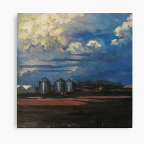 Mud Fields Canvas Print