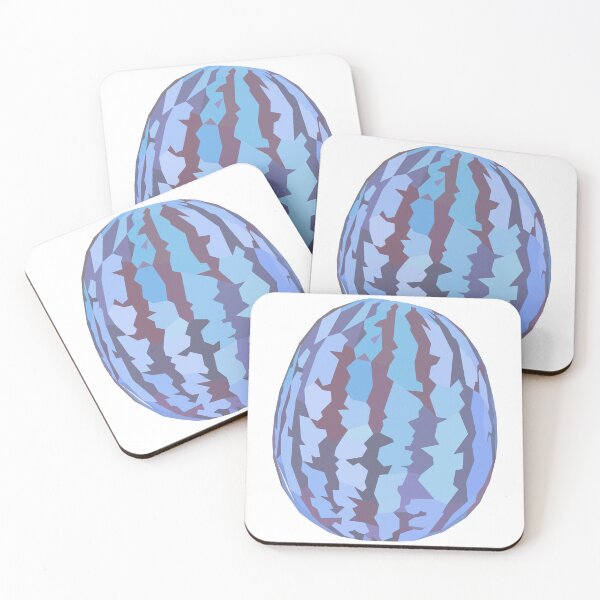 Item preview, Blue Poly Watermelon designed and sold by Peechowspets.