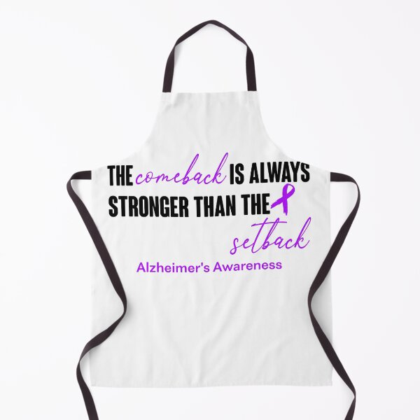 Item preview, Alzheimer's Awareness - The Comeback is Always Stronger Than The Setback designed and sold by Robbsyn.