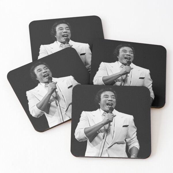 Item preview, Smokey Robinson - BW Photograph designed and sold by ConcertImages.
