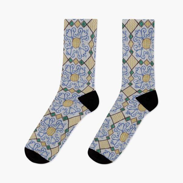 Item preview, Retro Tiles Majolica Tunisia Morocco Portugal Azulejo Ceramic Mosaic Boho Bohemian designed and sold by StudioAkubi.