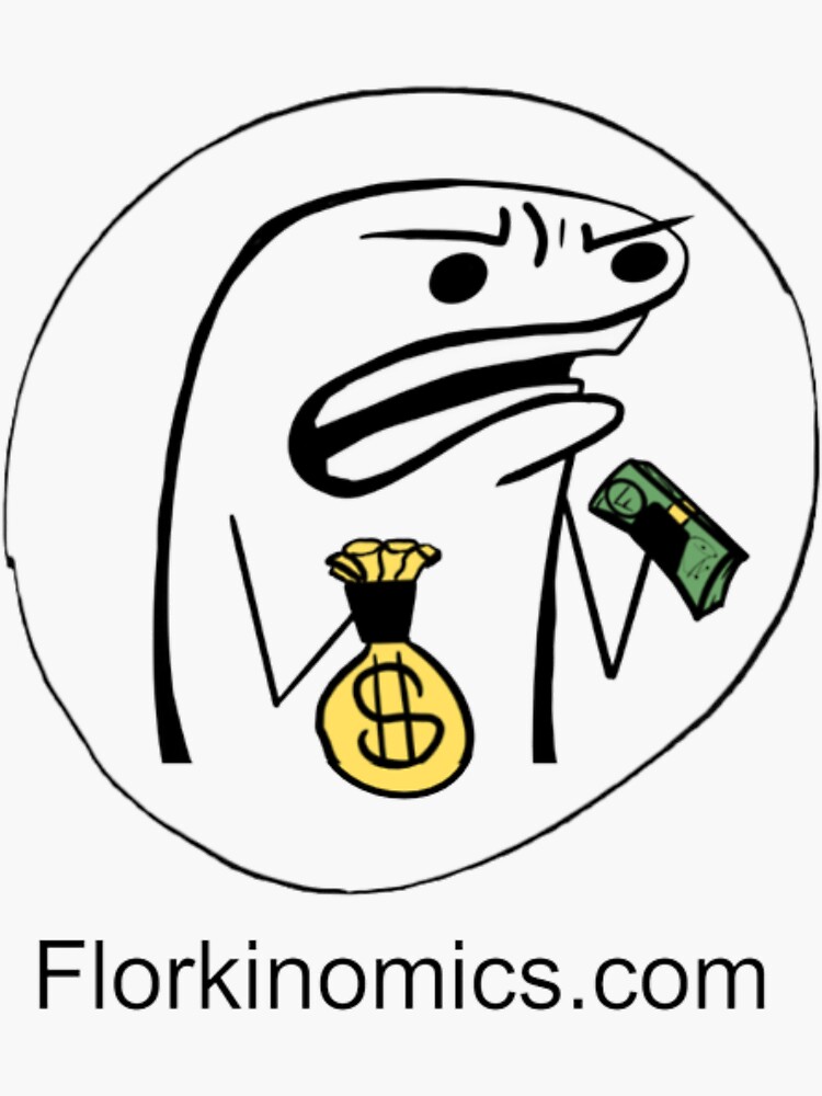 Angry Flork Sticker for Sale by Glstudio