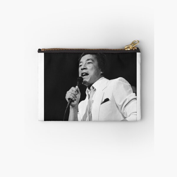Item preview, Smokey Robinson - BW Photograph designed and sold by ConcertImages.