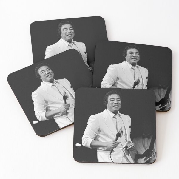 Item preview, Smokey Robinson - BW Photograph designed and sold by ConcertImages.
