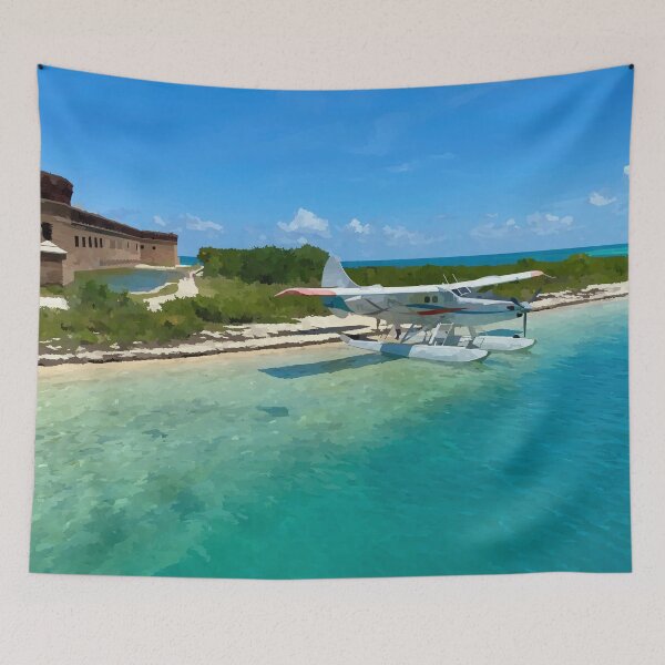 Item preview, Key West Seaplane - Watercolour Style designed and sold by WWWC2288.