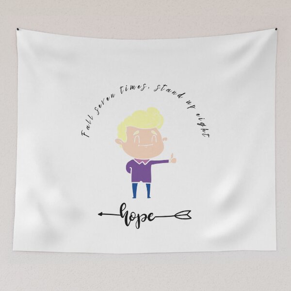 Item preview, Motivational quotes | Fall seven times , stand up eight designed and sold by adee1122.