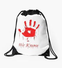 Know We Drawstring Bag