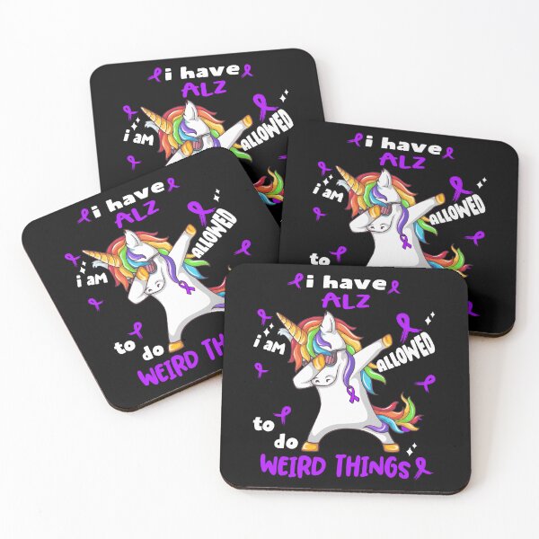 Item preview, ALZ Awareness Funny I have ALZ i'm allowed to do Weird Things! designed and sold by JanetShop809.