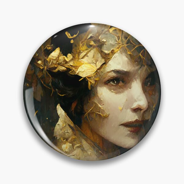 Item preview, Retrato de bruja dorada 5 designed and sold by Mental Synthetics.