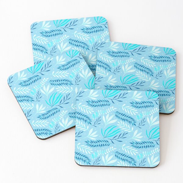 Item preview, Aquatic Leaves Pattern designed and sold by Fernanda's Studio.