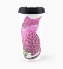 Floral Cat Travel Mug