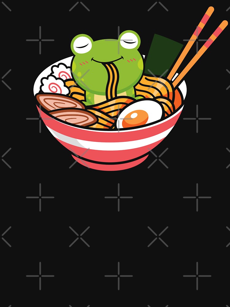 Cute Kawaii Frog Ramen | Pullover Hoodie