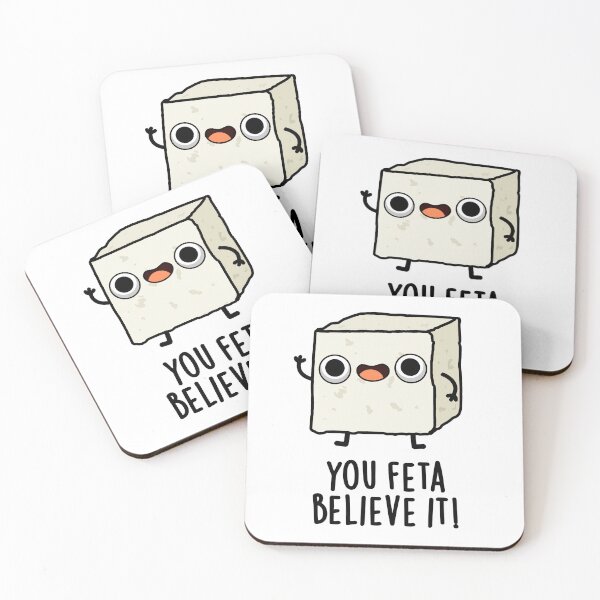 Item preview, You Feta Believe It Funny Cheese Puns  designed and sold by punnybone.