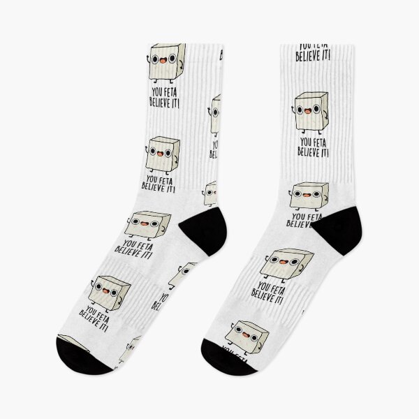 Item preview, You Feta Believe It Funny Cheese Puns  designed and sold by punnybone.
