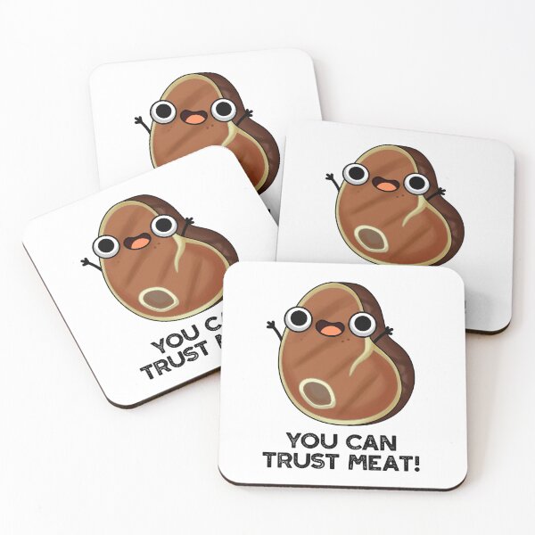 Item preview, You Can Trust Meat Funny Steak Puns  designed and sold by punnybone.