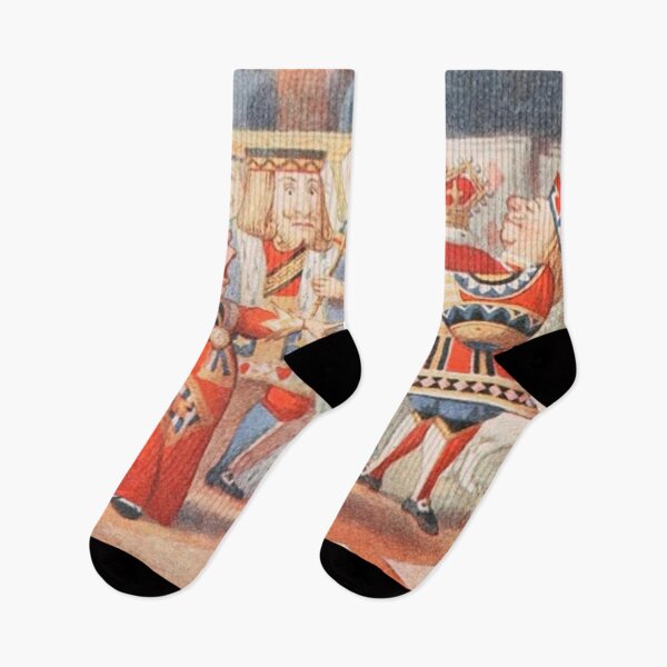 Item preview, ‘Off with her head!' Alice and Queen of Hearts, illustrated by John Tenniel  designed and sold by LoveSeasonz.