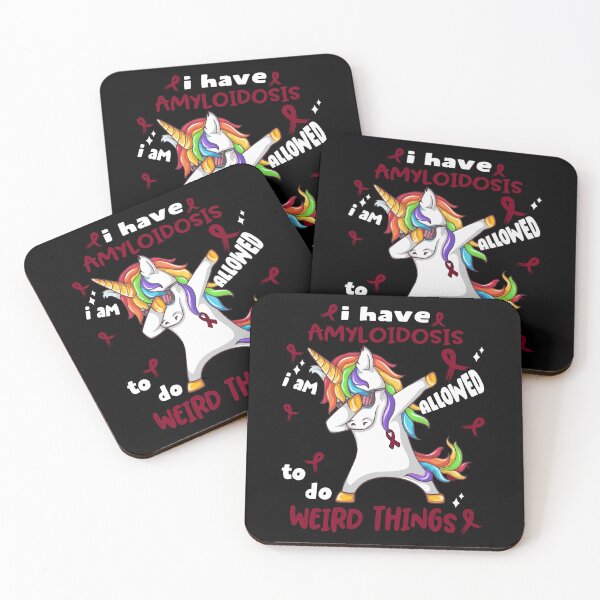 Item preview, Amyloidosis Awareness Funny I have Amyloidosis i'm allowed to do Weird Things! designed and sold by JanetShop809.