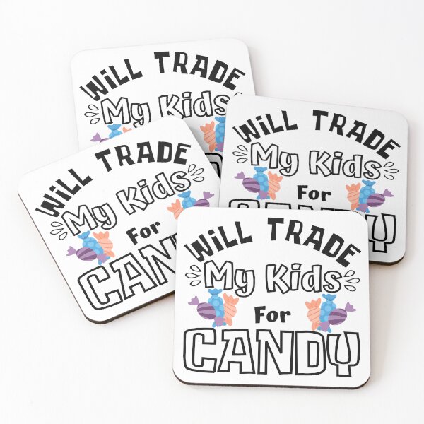 Item preview, Will Trade My Kids For Candy. Funny Halloween Costume For Mom's. designed and sold by That Cheeky Tee.