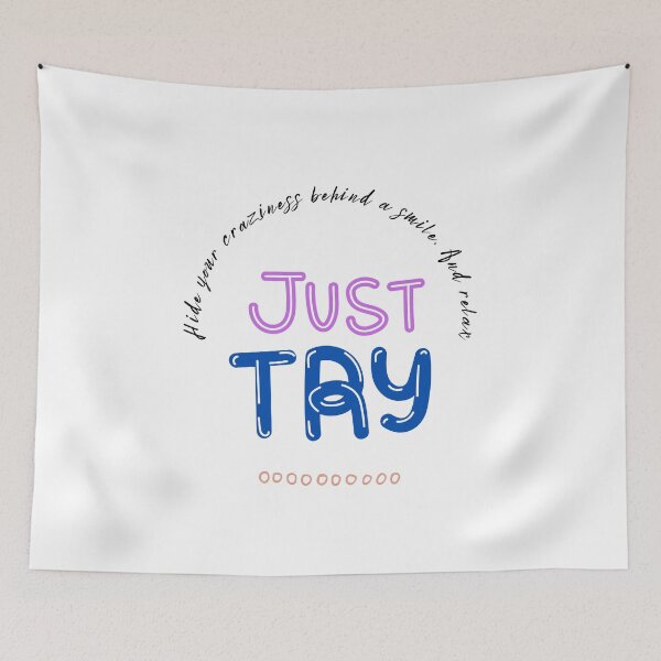 Item preview, Motivational quotes | Hide your craziness behind a smile and relax designed and sold by adee1122.