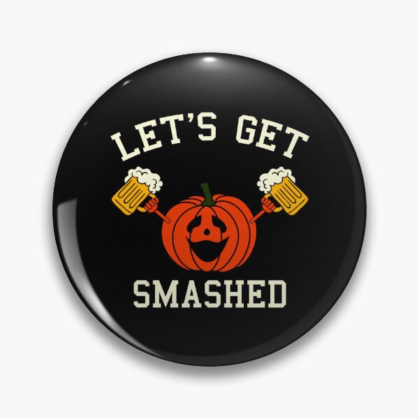 Item preview, Pumpkin Says Let's Get Smashed Halloween Drinking  designed and sold by Teapot-art.