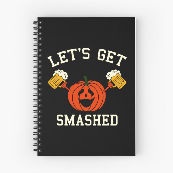 Item preview, Pumpkin Says Let's Get Smashed Halloween Drinking designed and sold by Teapot-art.