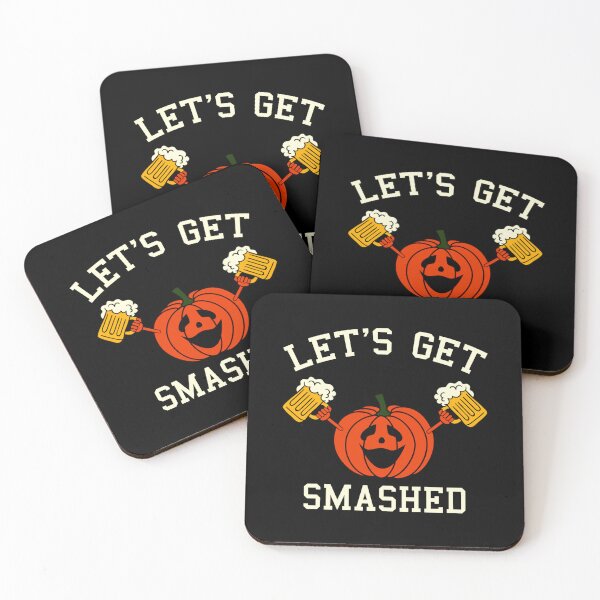 Item preview, Pumpkin Says Let's Get Smashed Halloween Drinking  designed and sold by Teapot-art.
