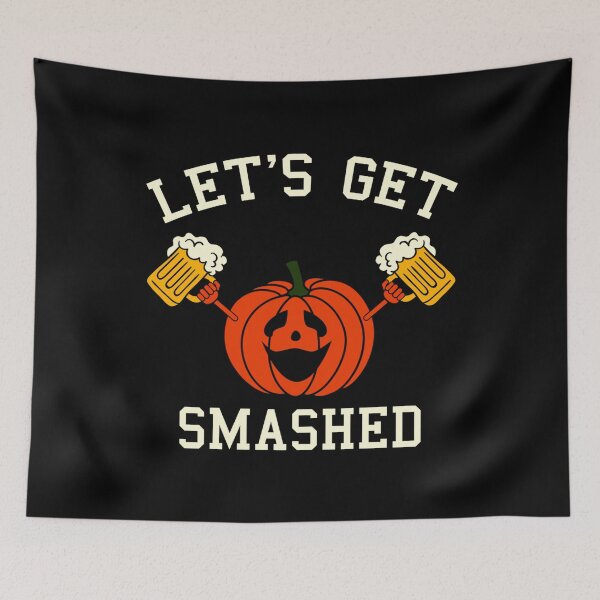Item preview, Pumpkin Says Let's Get Smashed Halloween Drinking  designed and sold by Teapot-art.