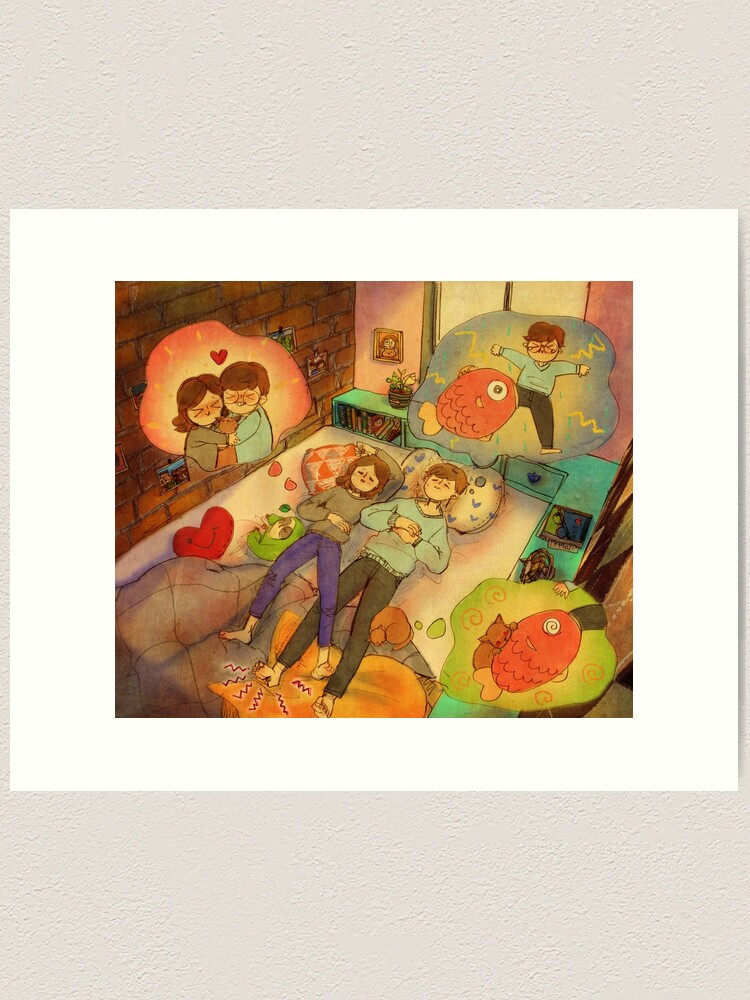 Alternate view of Little Moment #127 Art Print