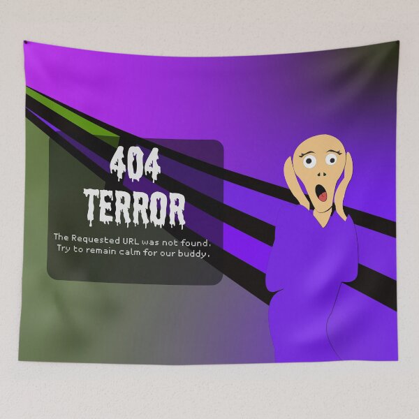 Item preview, 404 terror when your URL is not found designed and sold by EsjCreative.