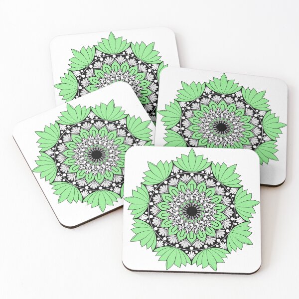 Item preview, Green Mandala designed and sold by artesiaKT.