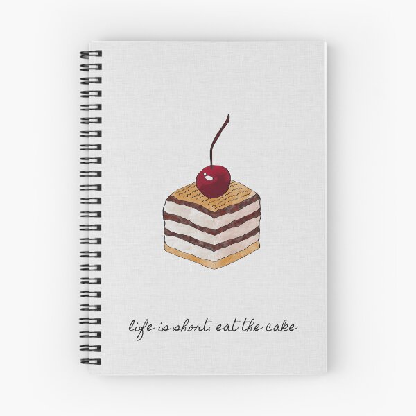 Item preview, Life Is Short Eat The Cake designed and sold by Orara Studio.