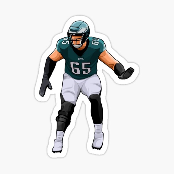 &ldquo;Lane Johnson #65 Blocks&rdquo; Sticker for Sale by DoublePlay18 | Redbubble