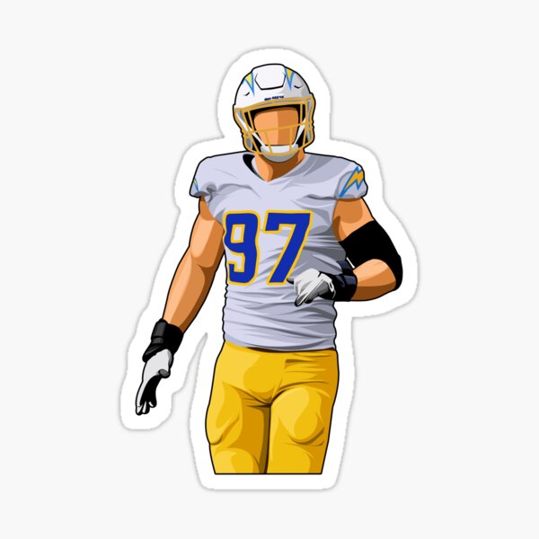 Austin Ekeler Away Jersey Sticker for Sale by designsheaven