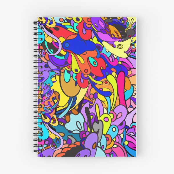 Item preview, ZHC Copic Marker Space vibrant trippy doodles art    designed and sold by JoyReynol.