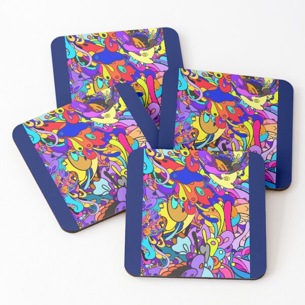Item preview, ZHC Copic Marker Space vibrant trippy doodles art    designed and sold by JoyReynol.
