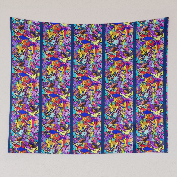 Item preview, ZHC Copic Marker Space vibrant trippy doodles art designed and sold by JoyReynol.