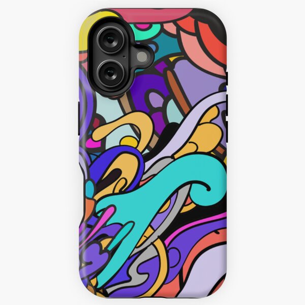 Item preview, ZHC Copic Marker Space vibrant trippy doodles art   designed and sold by JoyReynol.