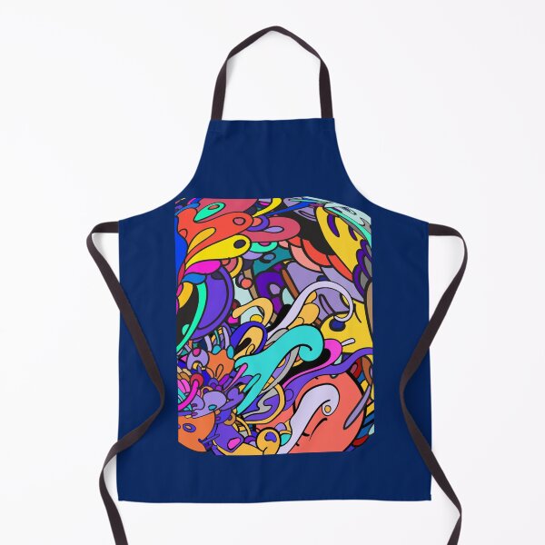 Item preview, ZHC Copic Marker Space vibrant trippy doodles art   designed and sold by JoyReynol.
