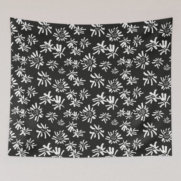 Item preview, Sunflowers Pattern Black designed and sold by Sophia Gala Kuhn.