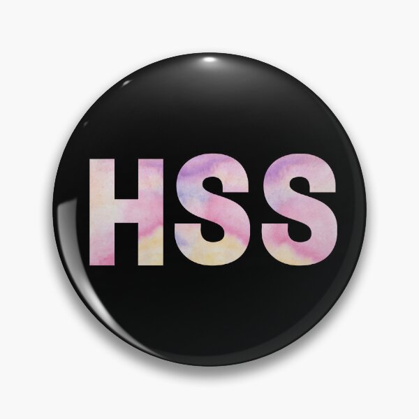 Item preview, HSS - High Sensation Seeking - Pink Watercolor Letters designed and sold by HSPgiftshop.