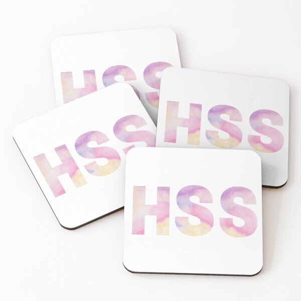 Item preview, HSS - High Sensation Seeking - Pink Watercolor Letters designed and sold by HSPgiftshop.