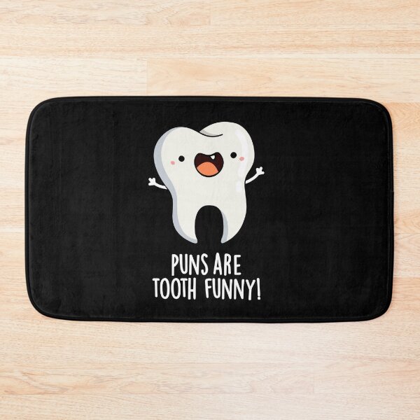 Item preview, Puns Are Tooth Funny Funny Dental Puns (Dark BG) designed and sold by punnybone.