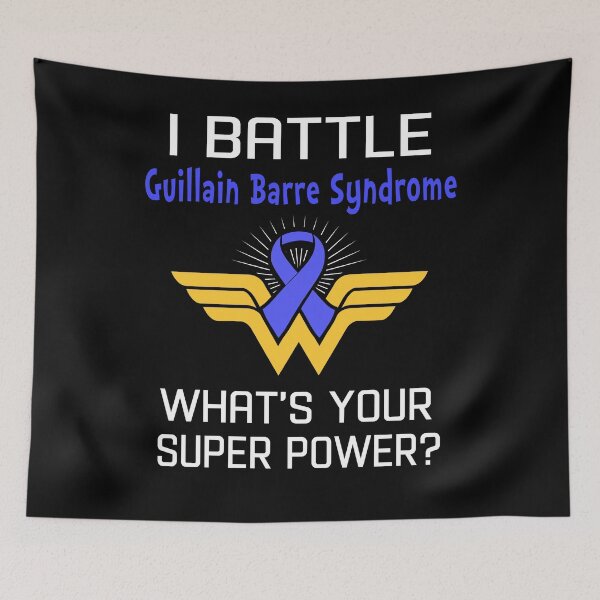 Item preview, I Battle Guillain Barre Syndrome What's Your Super Power Support Guillain Barre Syndrome Warrior Gifts  designed and sold by Sabfit.