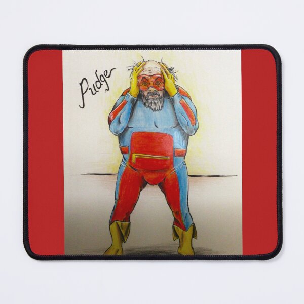 Item preview, The Middle-aged Superhero…Pudge designed and sold by Letsdrawon.